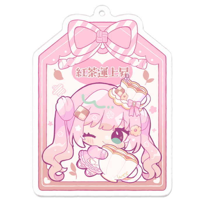 アクリルキーホルダー - 70 x 70 (mm)
