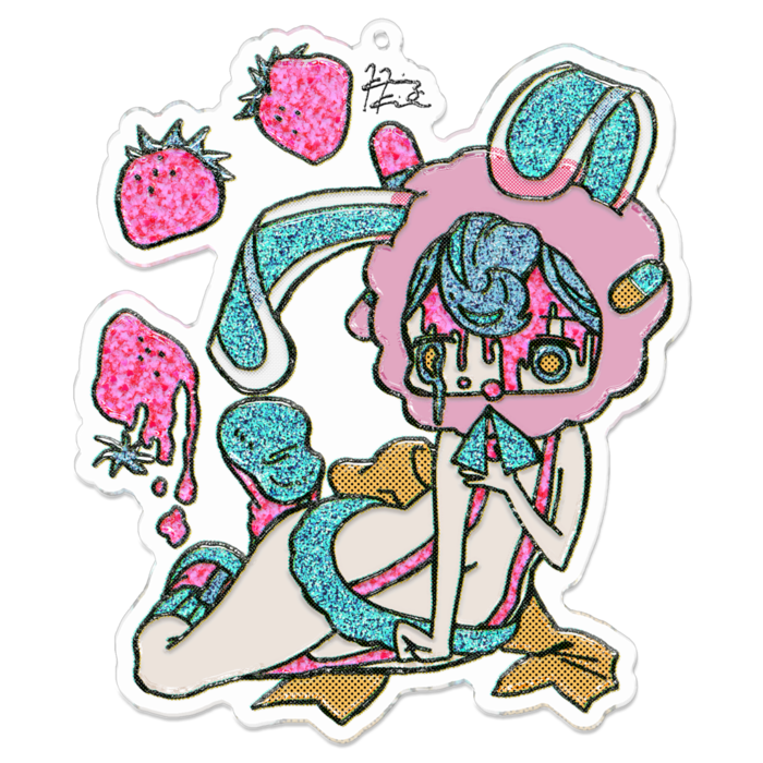 アクリルキーホルダー - 100 x 100 (mm)