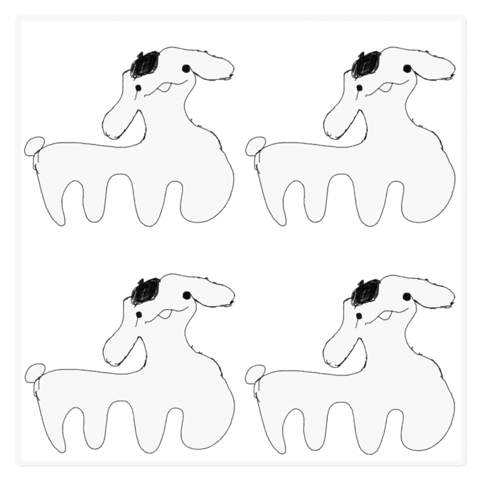 ステッカー - 160 x 160 (mm)