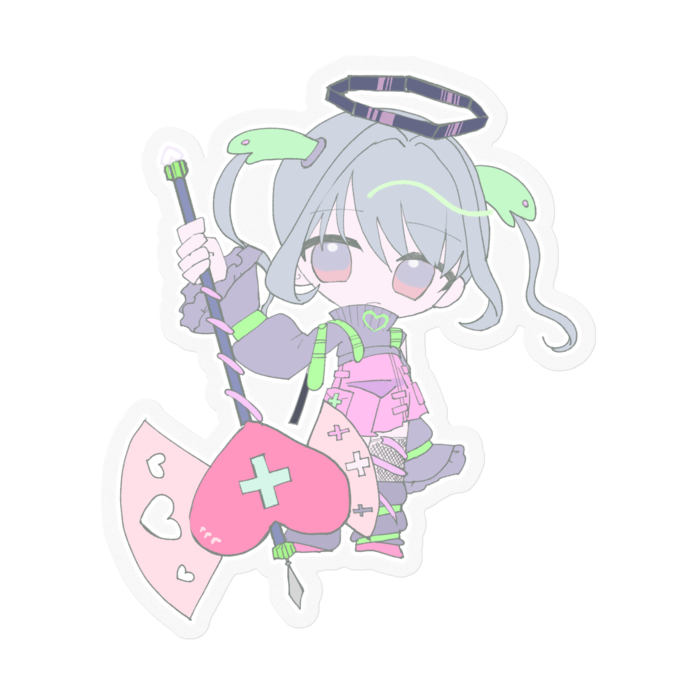 ステッカー - 100 x 100 (mm)