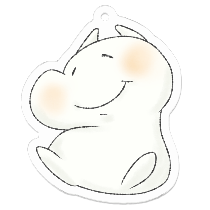 アクリルキーホルダー - 50 x 50 (mm)