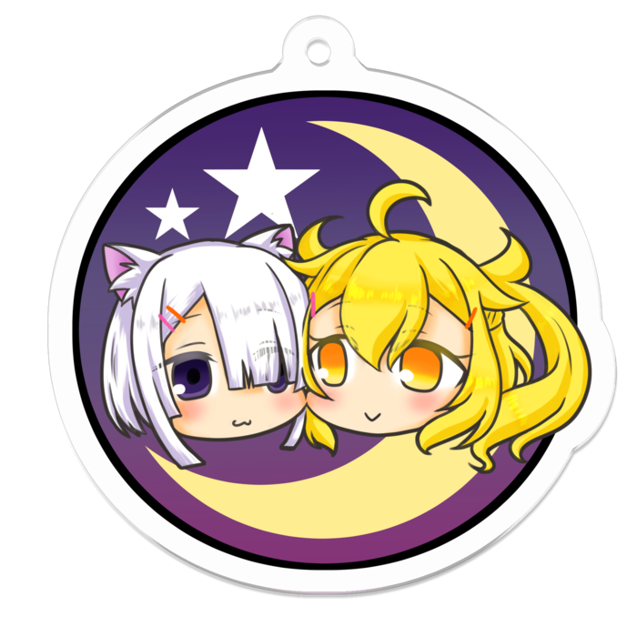 アクリルキーホルダー - 50 x 50 (mm)