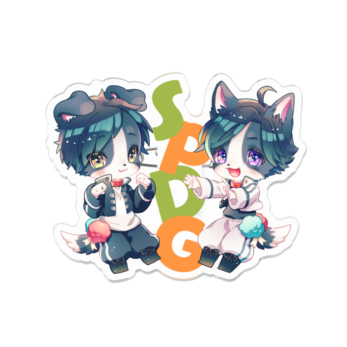 アクリルバッジ - 70 x 70 (mm)