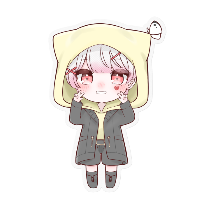 ステッカー - 100 x 100 (mm)