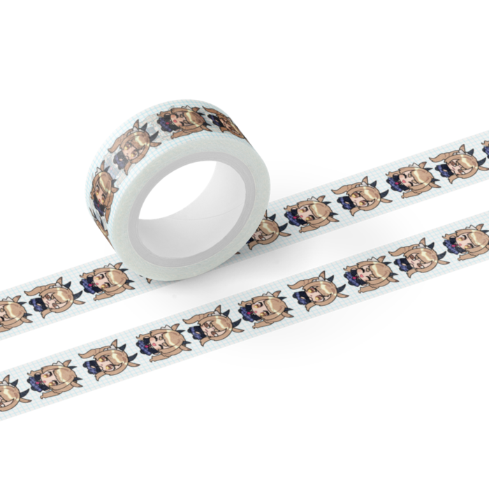 マスキングテープ - テープ幅 15mm　縦・白