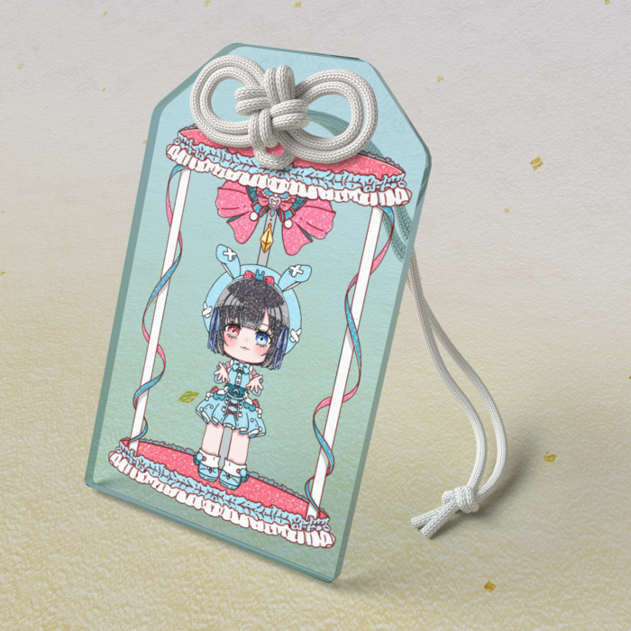 アクリルお守り - 50 × 80mm