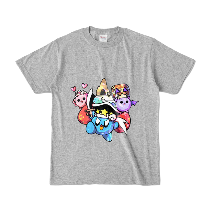 カラーTシャツ - S - 杢グレー (濃色)