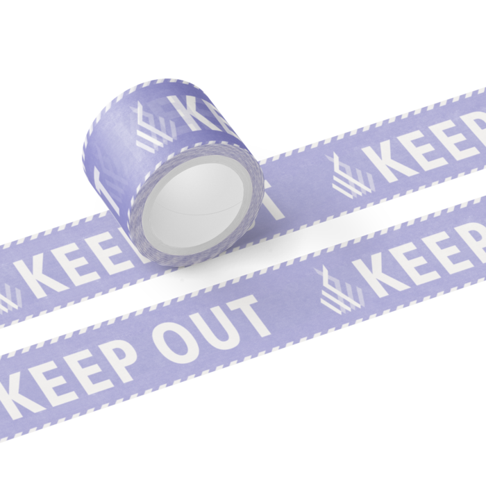 KEEP OUT(立ち入り禁止) - テープ幅 30mm