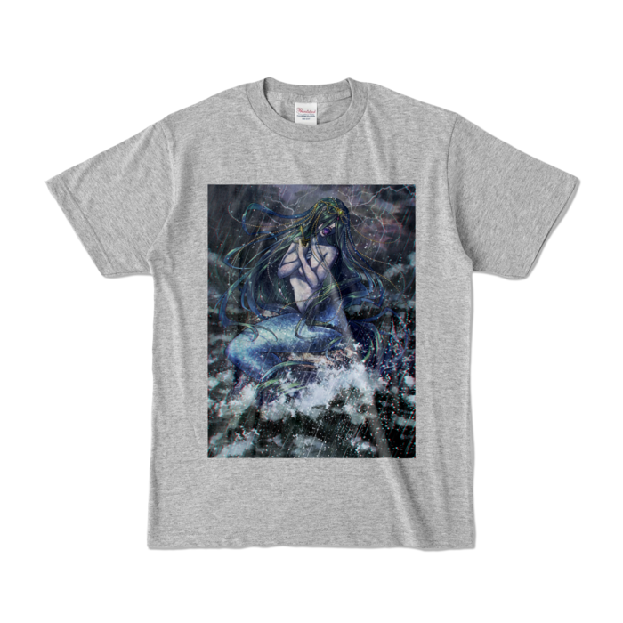 カラーTシャツ - S - 杢グレー (濃色)