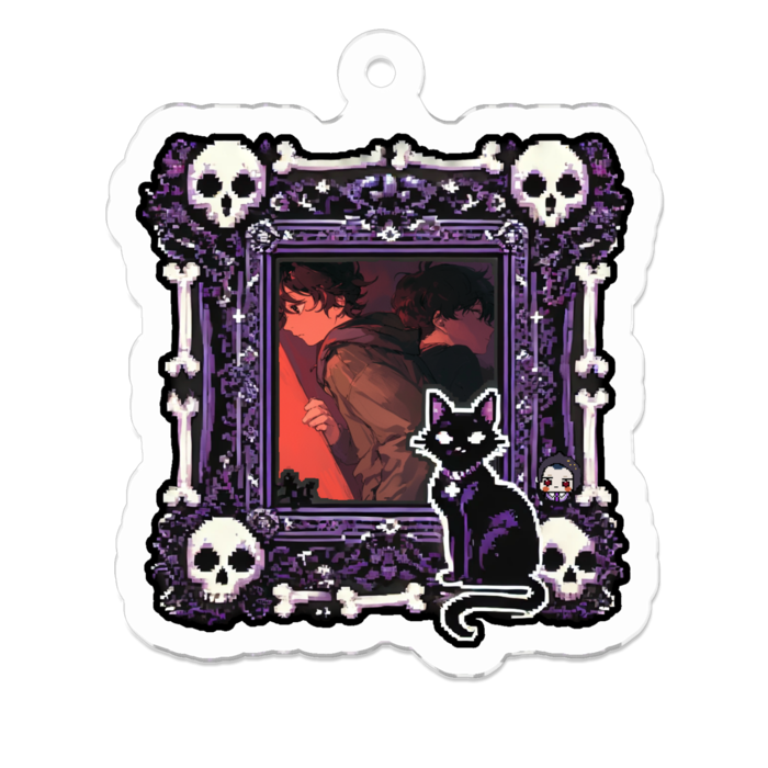 アクリルキーホルダー - 50 x 50 (mm)