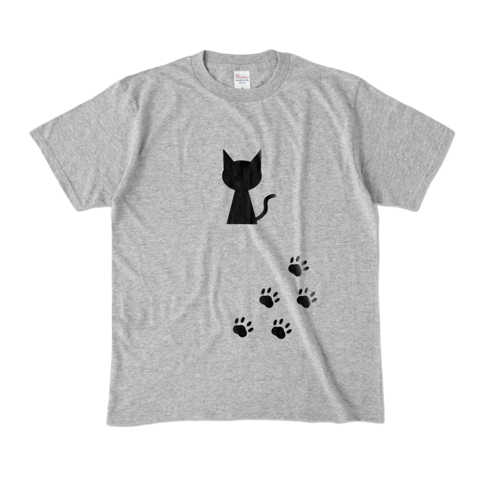 カラーTシャツ - M - 杢グレー (濃色)