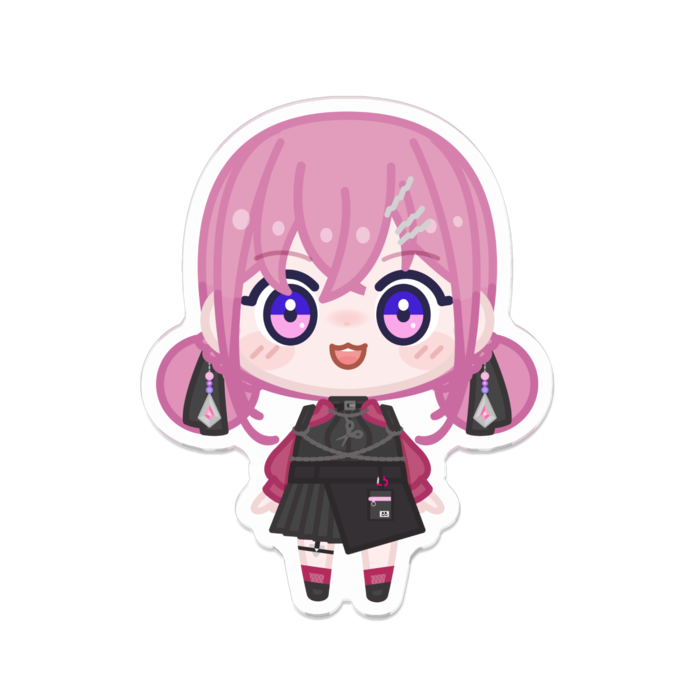 アクリルバッジ - 70 x 70 (mm)