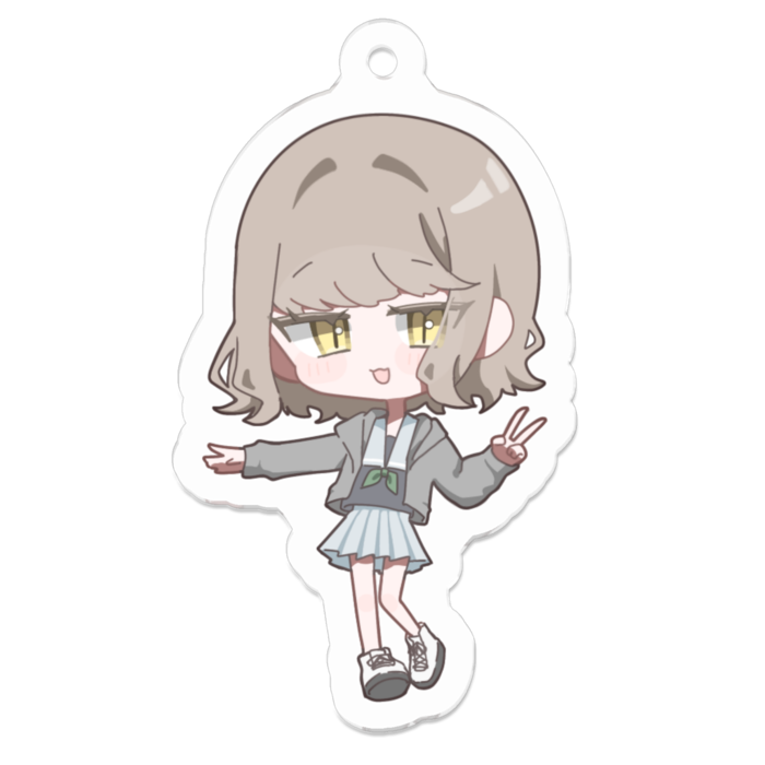 アクリルキーホルダー - 50 x 50 (mm)