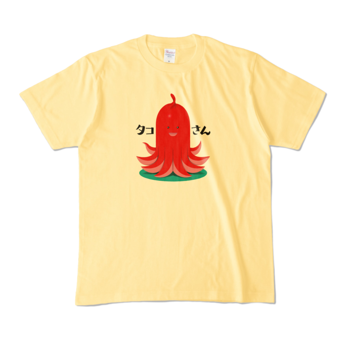 カラーTシャツ - M - ライトイエロー (淡色)