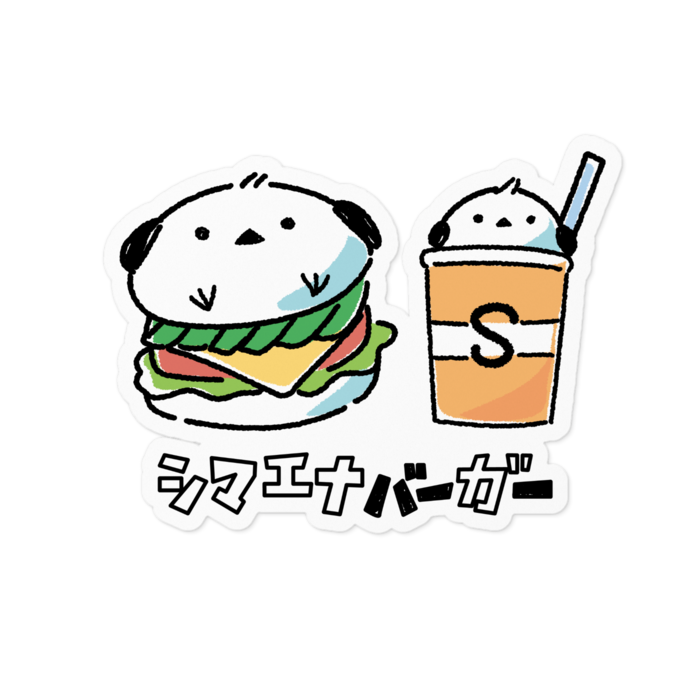 ステッカー - 100 x 100 (mm)