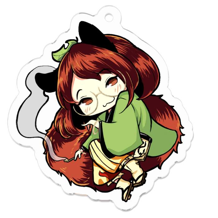 二ッ岩 マミゾウ (東方Project) Futatsuiwa Mamizou Acrylic Keychain 東方鈴奈庵 Touhou  Project Suzunaan