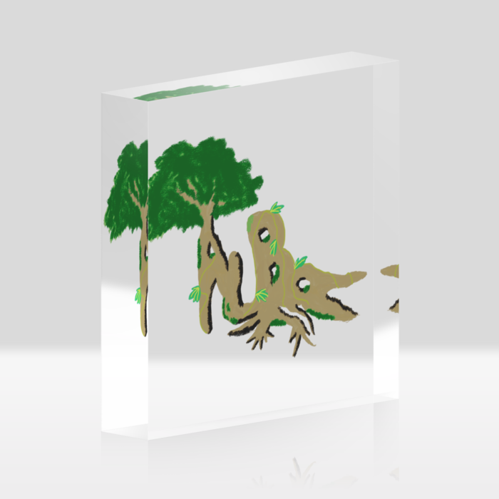 アクリルブロック - 100x100mm