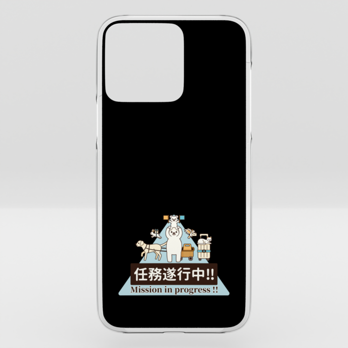 クリアiPhoneケース　黒色　iPhone 15ProMax