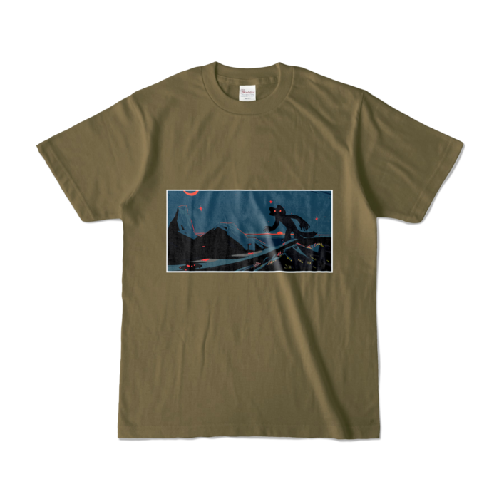 カラーTシャツ - S - オリーブ (濃色)
