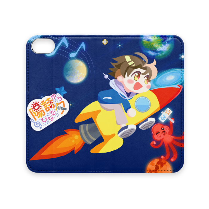 手帳型iPhoneケース（ベルトなし） - iPhone 8 / 7 / SE2 - ストラップ穴 あり