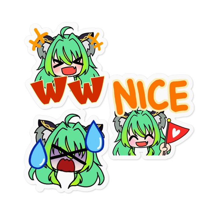 ステッカー - 100 x 100 (mm)