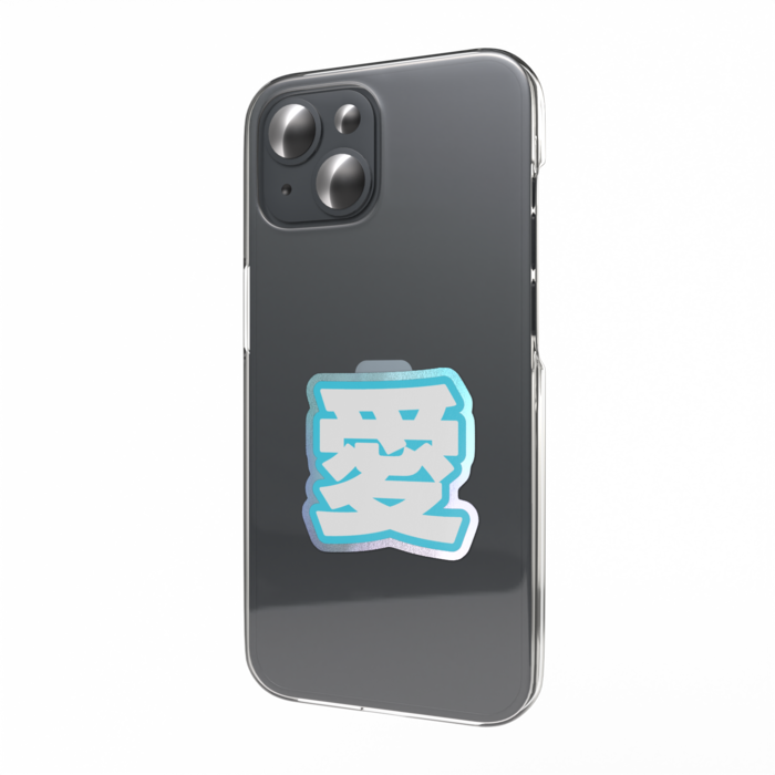 オーロラスマホステッカー - 縦