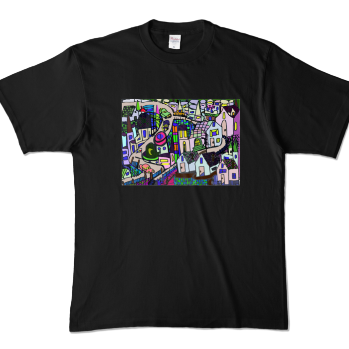 カラーTシャツ - XL - ブラック (濃色)