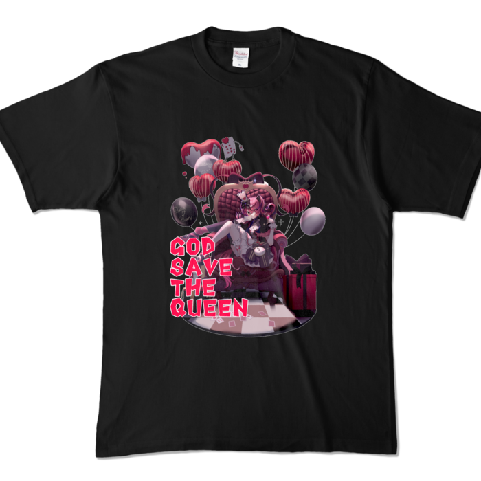 カラーTシャツ - XL - ブラック (濃色)