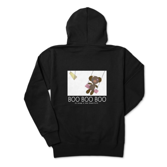 ジップパーカー - M - 背面