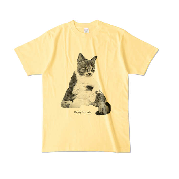 カラーTシャツ - L - ライトイエロー (淡色)