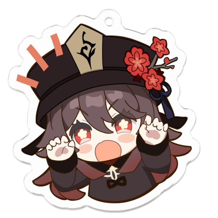 アクリルキーホルダー - 50 x 50 (mm)