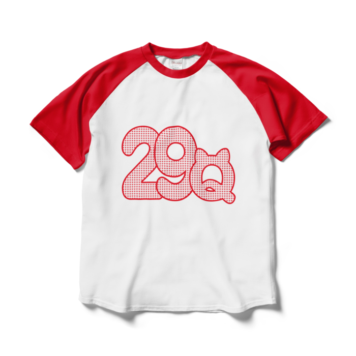 ホワイト×レッド - L - 