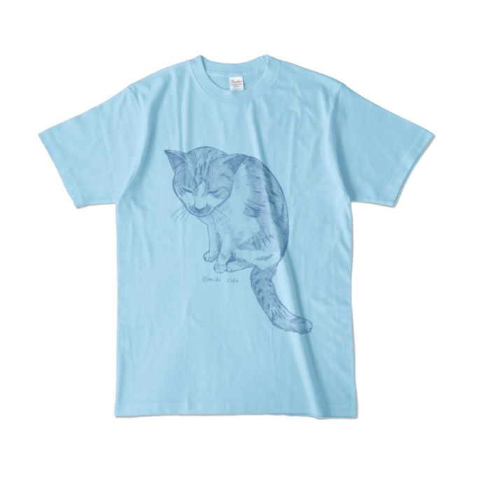 カラーTシャツ - L - ライトブルー (淡色)