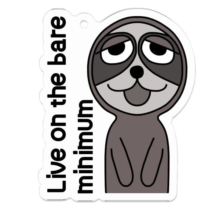 アクリルキーホルダー - 50 x 50 (mm)