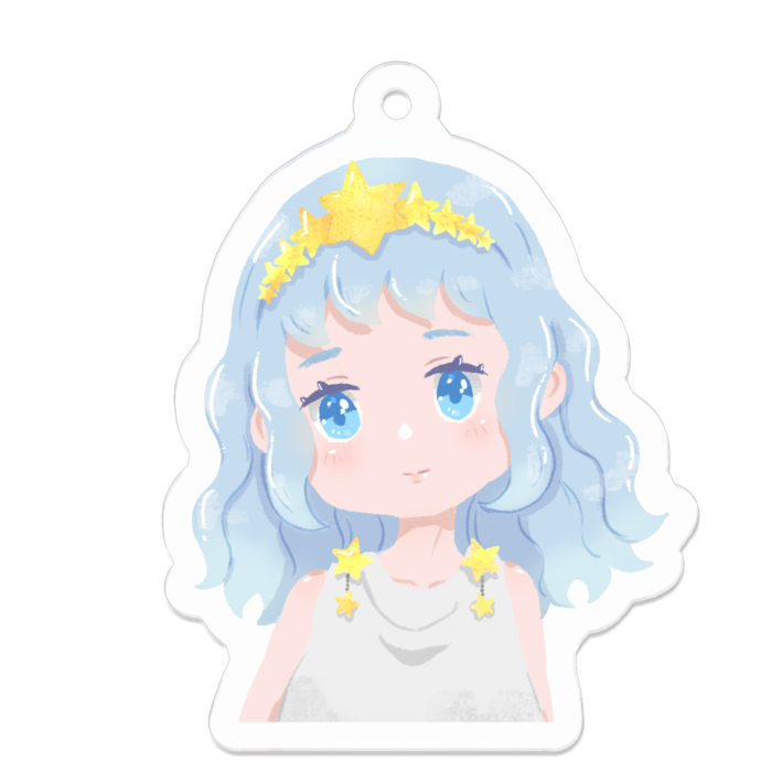アクリルキーホルダー - 50 x 50 (mm)
