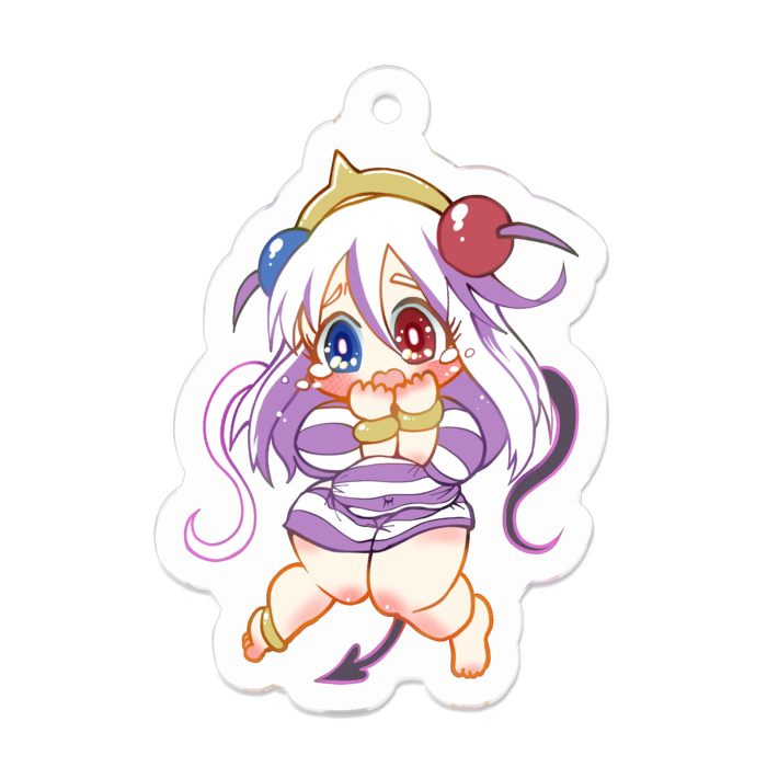 アクリルキーホルダー（コーティング） - 50 x 50 (mm)