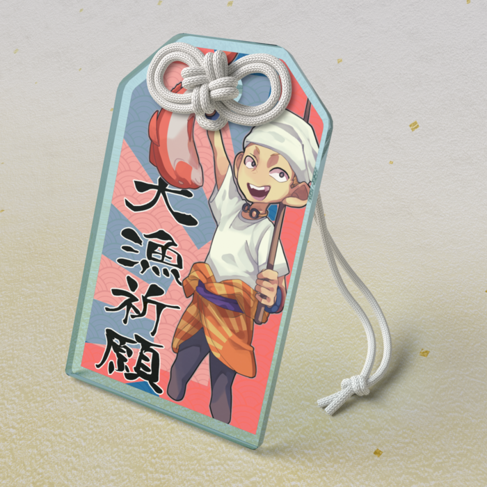 アクリルお守り - 50 × 80mm