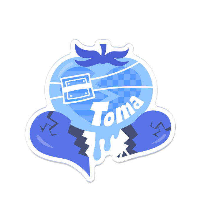 アクリルバッジ - 70 x 70 (mm)