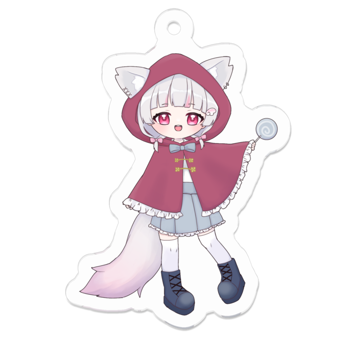 アクリルキーホルダー - 50 x 50 (mm)