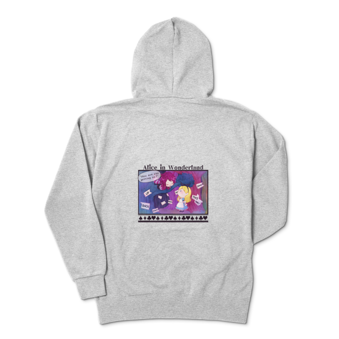 ジップパーカー - XL - 杢グレー