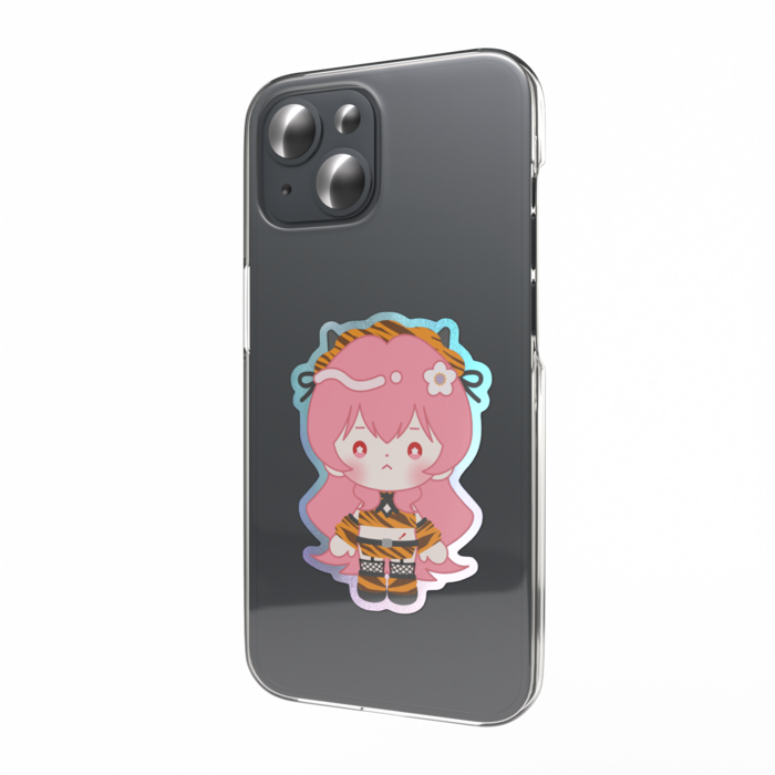 オーロラスマホステッカー - 縦