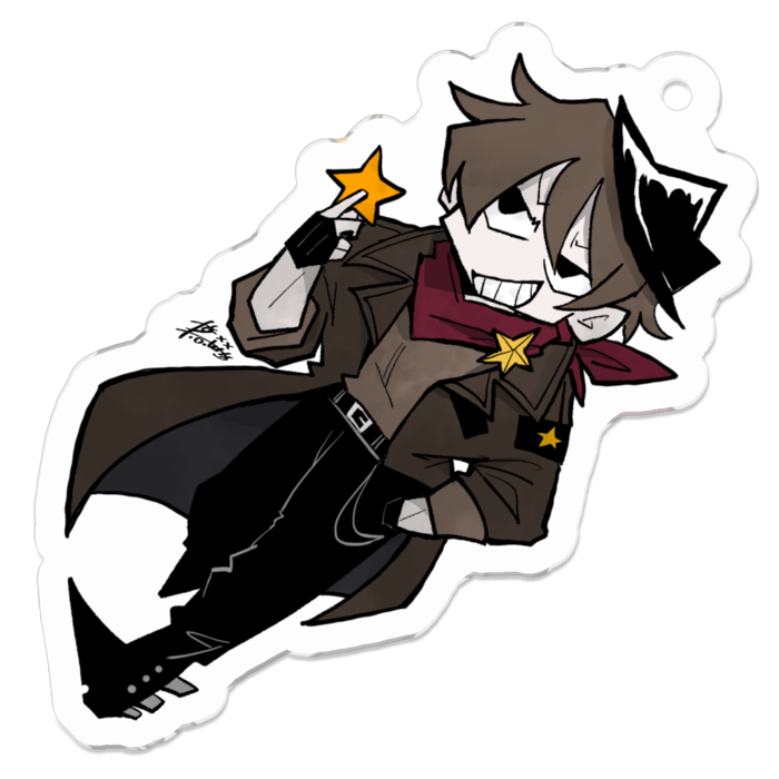 アクリルキーホルダー - 50 x 50 (mm)