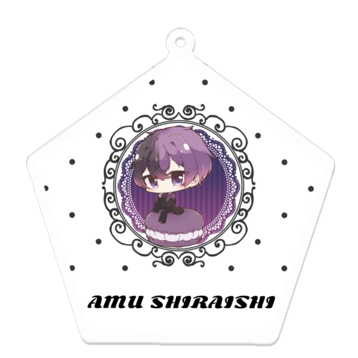 アクリルキーホルダー - 70 x 70 (mm)