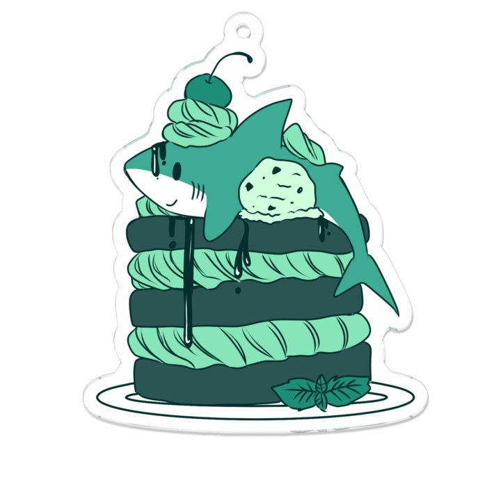 アクリルキーホルダー - 70 x 70 (mm)