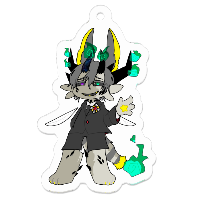 アクリルキーホルダー - 50 x 50 (mm)