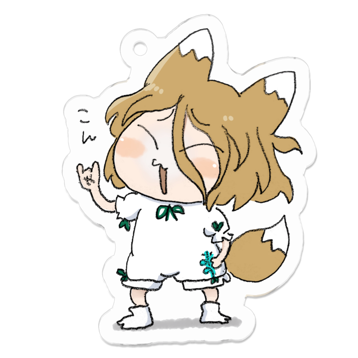 アクリルキーホルダー - 50 x 50 (mm)