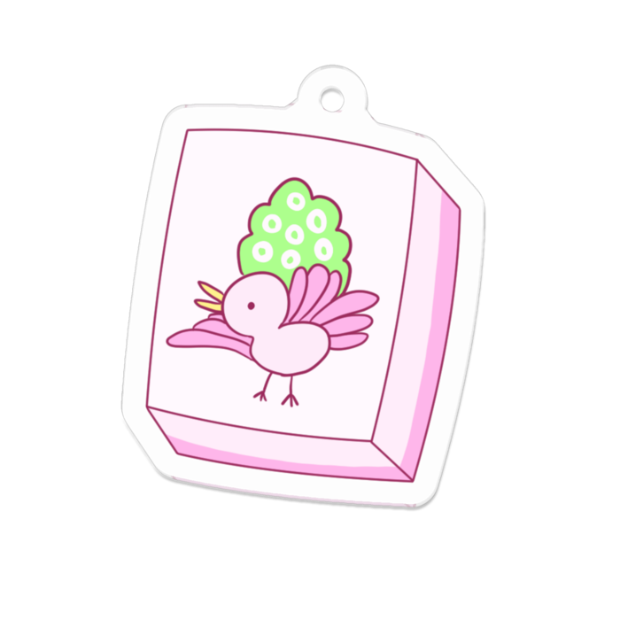 アクリルキーホルダー - 50 x 50 (mm)