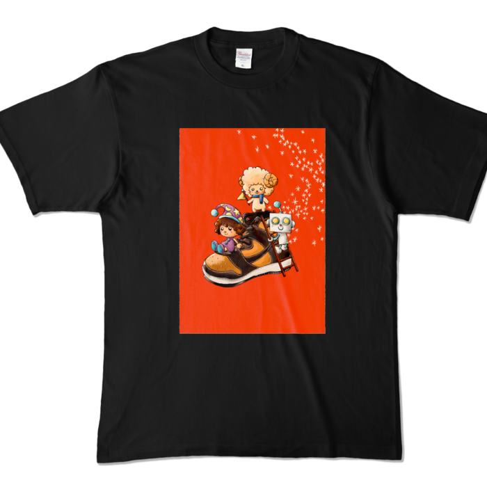 カラーTシャツ - XL - ブラック (濃色)