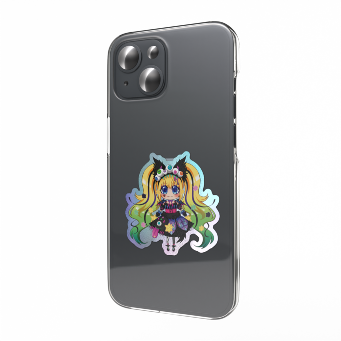 オーロラスマホステッカー - 縦