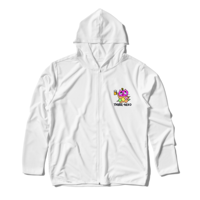 ジップパーカー - L - ホワイト